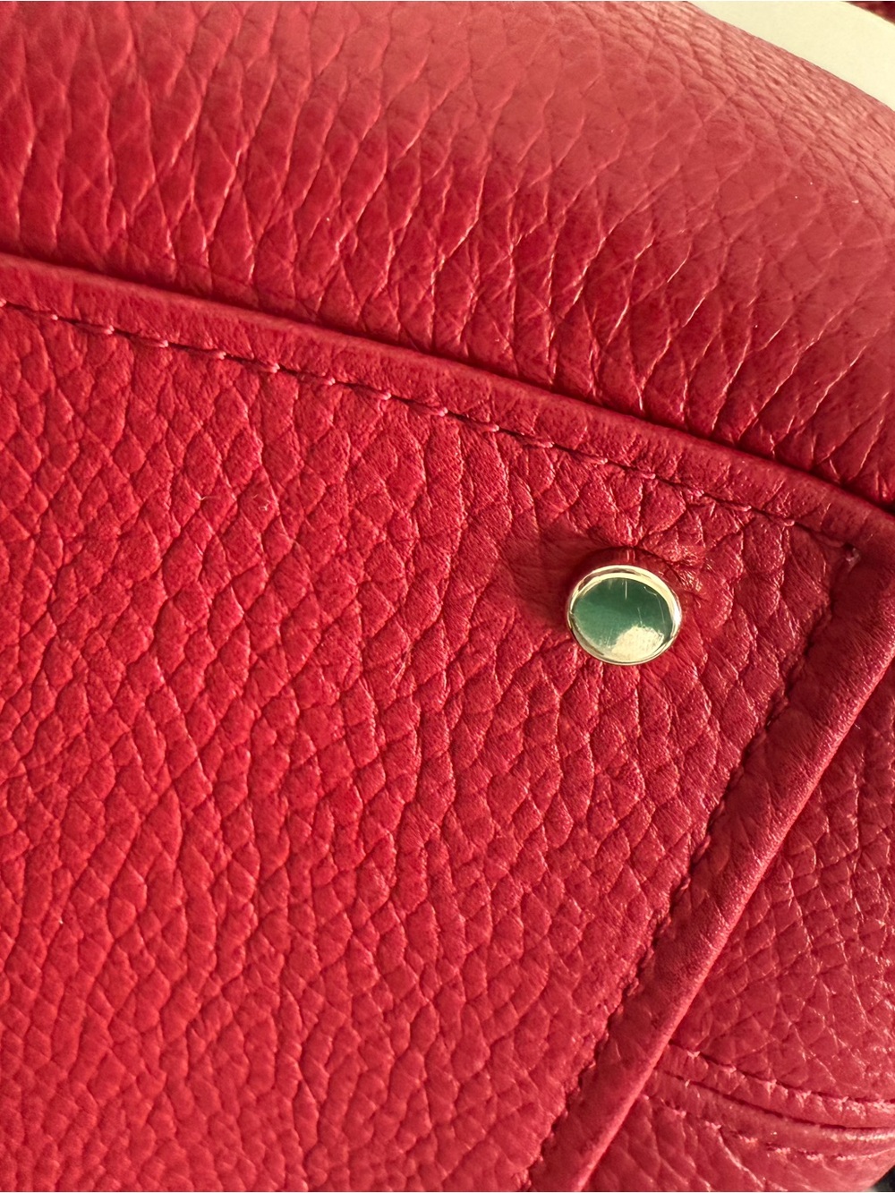 Stunning Kate Spade Dumpling Cherry Red Pebbled Leather Satchel! ❤️ - Picture 5 of 11